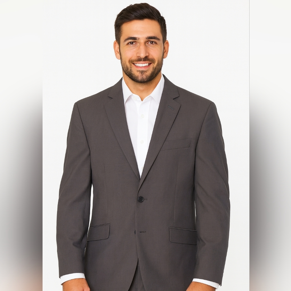 Cam Newton Made NWT Men's Classic Gray Blazer 2 Button Size 42R
